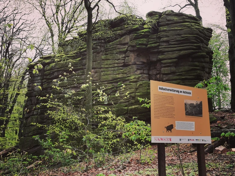 Wollsackverwitterung am Hochstein.