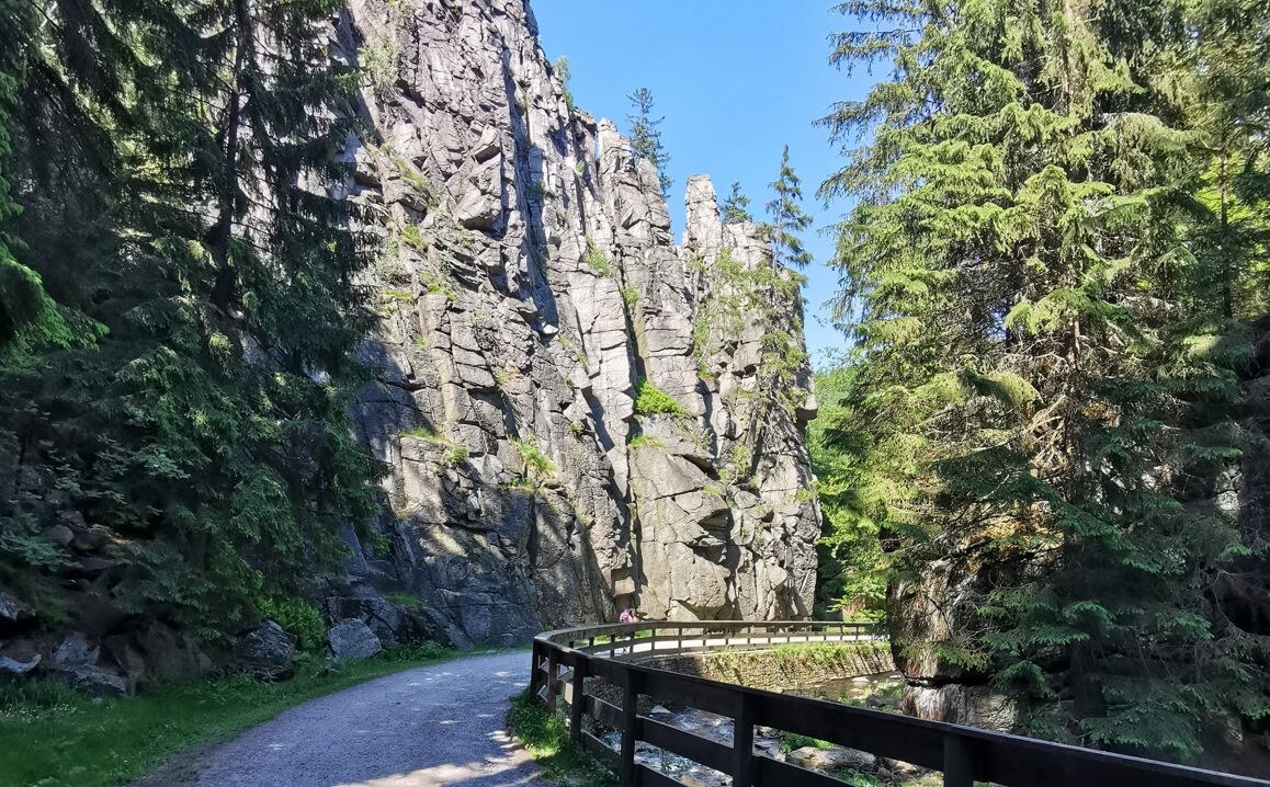 Nonnenfelsen im Schwarzwassertal