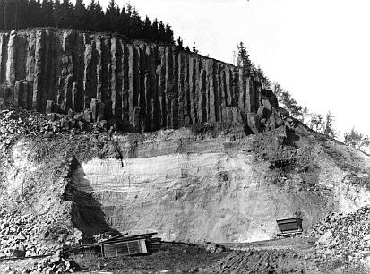 Steinbruch am Scheibenberg.