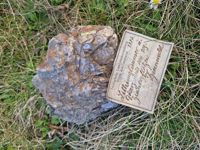 Zinnwaldit, Lithium-Glimmer, Handstück