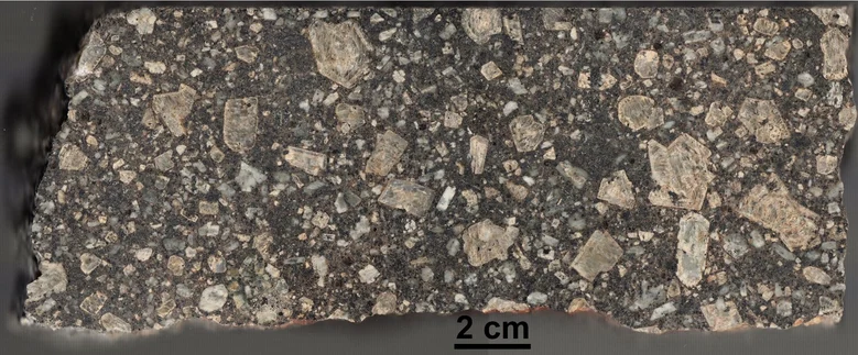 Handstück eines Granitporphyrs