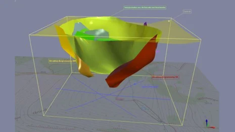 3D Modell der Struktur Börnersdorf 3D Modell der Struktur Börnersdorf