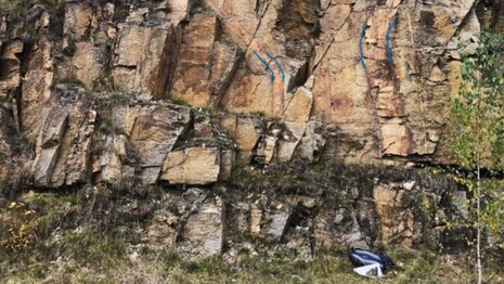 Mikrogranitgänge in der Gera-Jachymov-Zone