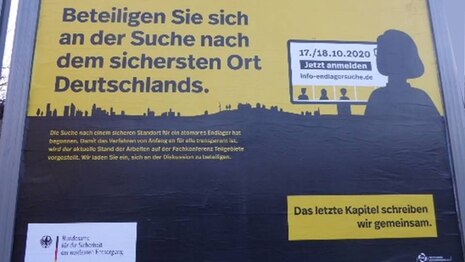 Standortauswahl für ein Endlager für hochradioaktive Stoffe